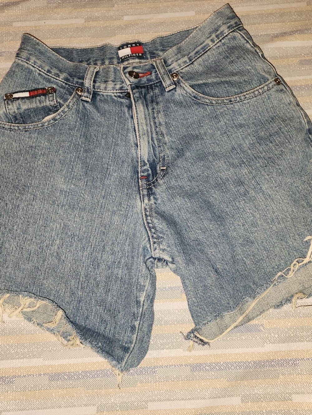 Tommy Hilfiger Size 10 Girls Jean Shorts Jorts